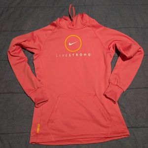 Peach/Coral NIKE Livestrong Hoodie!